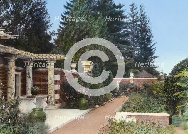 "Brookside," William Hall Walker house, Brookside Road, Great Barrington, Massachusetts, c1916. Creator: Frances Benjamin Johnston.