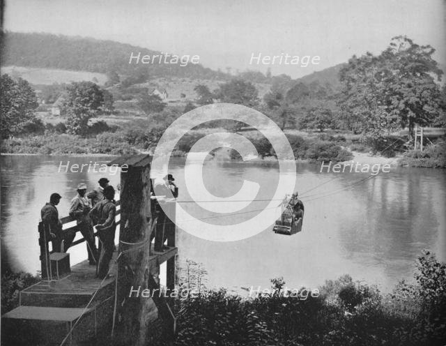 'Cable Ferry, near La Colle, Penn', c1897. Creator: Unknown.