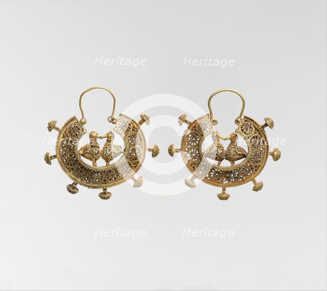 Earring, Iran, 11th-12th century. Creator: Unknown.