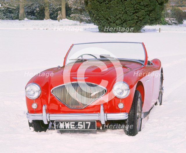 1956 Austin Healey 100 M. Artist: Unknown.