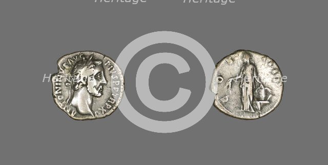 Denarius (Coin) Portraying Emperor Antoninus Pius, 152. Creator: Unknown.