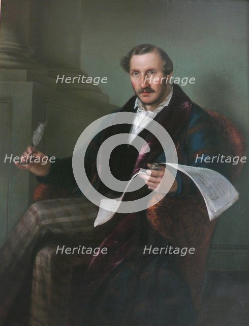 Portrait of the composer Gaetano Donizetti (1797-1848).