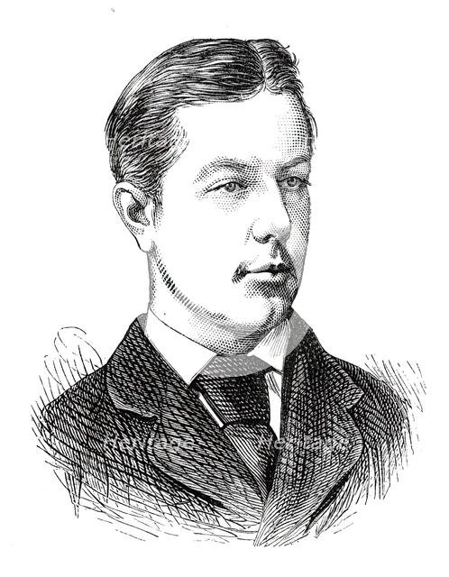 The Universities' Boat-Race, the Oxford Crew: 3. F. Hobart, Exeter, 1876. Creator: Unknown.