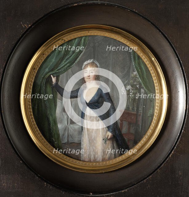 Marie Suzanne Doucet de Surigny, nee de Bussièrre de Roche (1751-1825), marquise..., c.1790. Creator: Jeanne-Marie de Surigny.