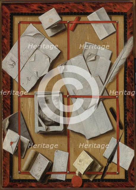 Trompe l'oeil, 1665. Creator: Gijsbrechts, Cornelis Norbertus (before 1657-after 1675).