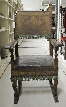 Armchair, 1600s. Creator: Unknown.