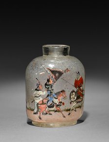 Snuff Bottle with Stopper, 1800s. Creator: Unknown.