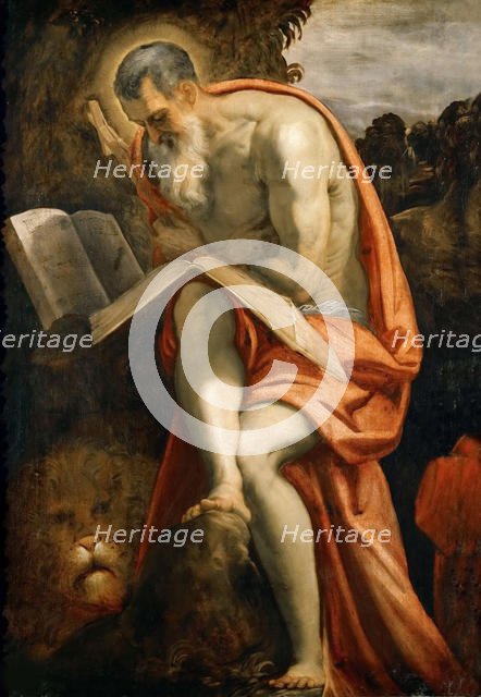 Saint Jerome, ca 1573-1575. Creator: Tintoretto, Jacopo (1518-1594).