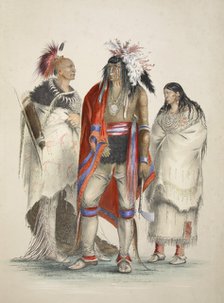 North American Indians, pub. 1845 (colour lithograph). Creator: George Catlin (1796 - 1872).