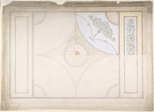 Ceiling Design, late 19th century. Creator: Anon.