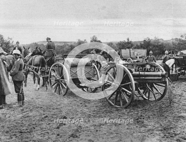 German artillery, World War I, 1915. Artist: Unknown
