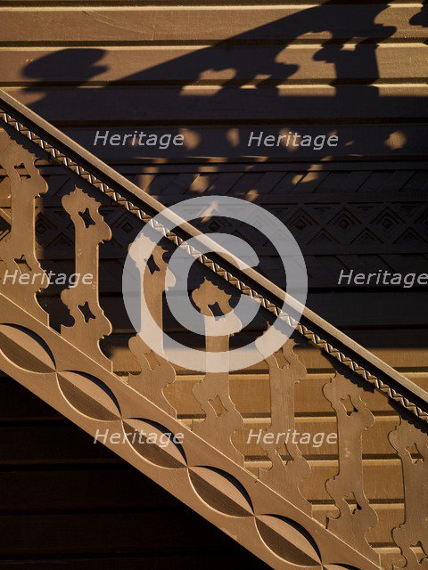 Detail of the stairs of the Swiss cottage, Osborne House, East Cowes, Isle of Wight, 2007. Artist: Historic England Staff Photographer.