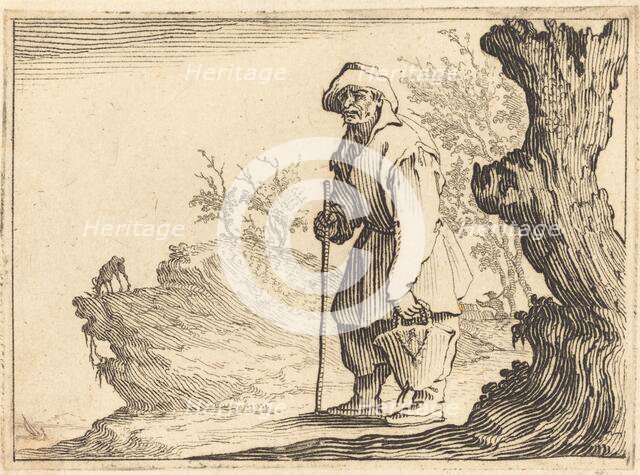 Peasant with Sack, c. 1617. Creator: Jacques Callot.