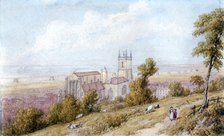 'Hythe Church and Martello Tower', 19th century.            Artist: William Westall