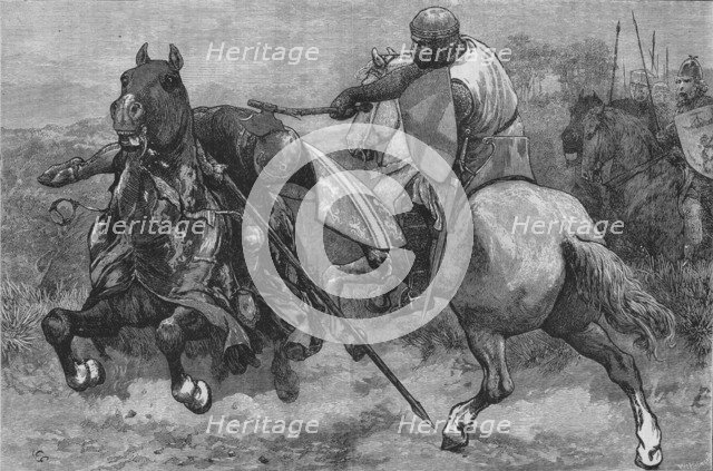 'The Death of Bohun', 16 March 1322, (c1880). Artist: Unknown.