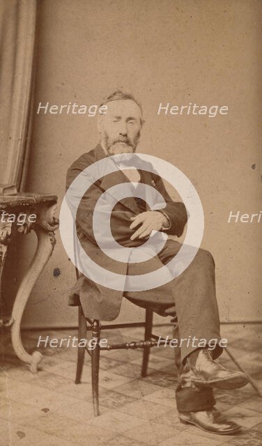 [Jozef Israels], 1860s. Creator: Willem Frederik Vinkenbos.