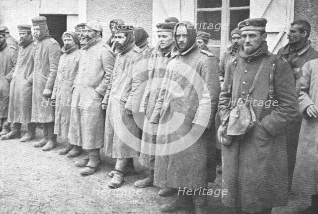 ''A Travers la Fournaise; Quelques rescapes des hecatombes', 1916 (1924) Creator: Unknown.