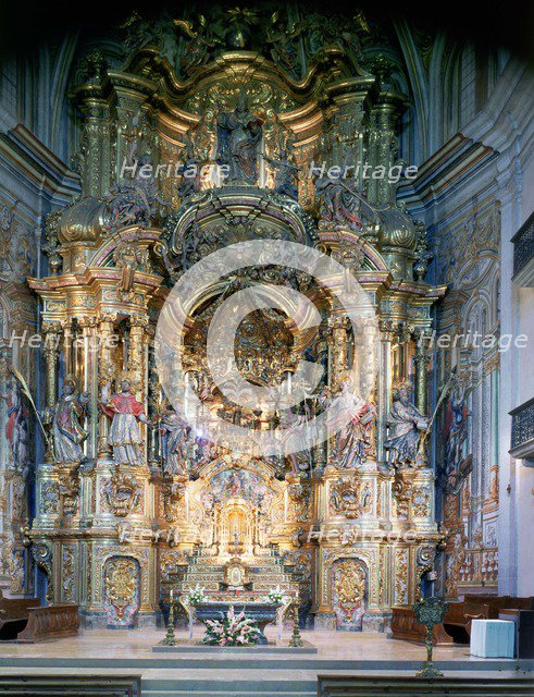 The Miracle' altar in the sanctuary of the same name.