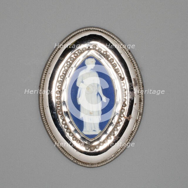 Medallion with Classical Figure, Burslem, Late 18th century. Creator: Wedgwood.