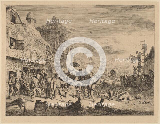 Village Festival, 1685. Creator: Cornelis Dusart.