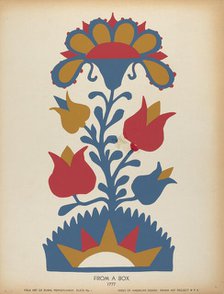 Plate 1: From Portfolio "Folk Art of Rural Pennsylvania", c. 1939. Creator: Unknown.