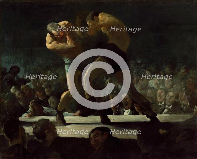 Club Night, 1907. Creator: George Wesley Bellows.