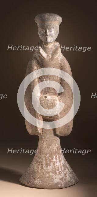 Funerary Sculpture of a Standing Man, 206 B.C.-25 A.D.. Creator: Unknown.