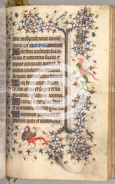 Hours of Charles the Noble, King of Navarre (1361-1425): fol. 193r, Text, c. 1405. Creator: Master of the Brussels Initials and Associates (French).