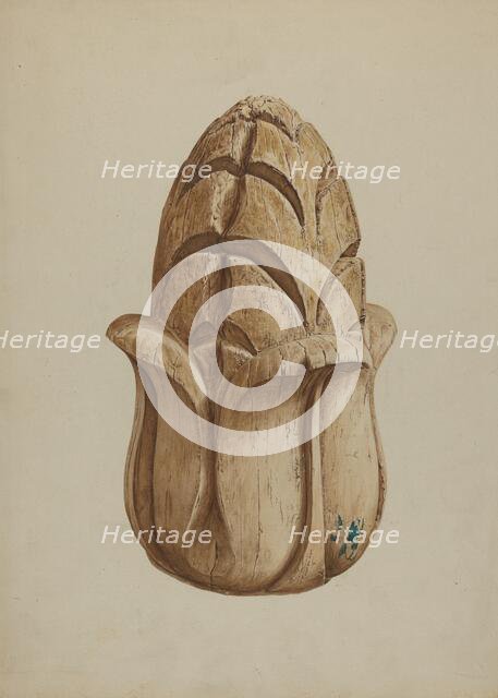 Base for Weather Vane, c. 1939. Creator: Hazel Hyde.