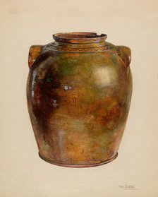 Jar, c. 1937. Creator: Charles Caseau.