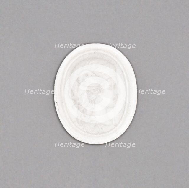 Cameo with Hercules, Burslem, Late 18th century. Creator: Wedgwood.