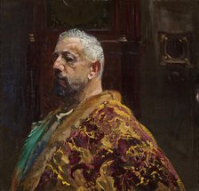 Portrait of Erazm Baracz, 1908. Creator: Leon Wyczolkowski.