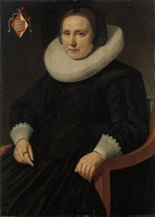 Portrait of Sara Sweerts de Weert, second Wife of Antonius Antonides van der Linden, 1636. Creator: Hendrik Meerman.