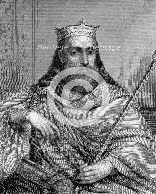 King Clotaire I of the Franks, (19th century).Artist: Weber