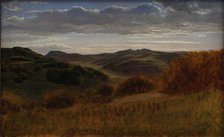 Hills behind the Moen Cliff, 1847-1851. Creator: Peter Christian Thamsen Skovgaard.