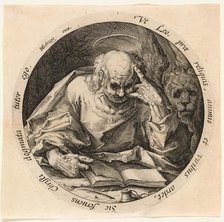 Saint Mark, plate two from The Four Evangelists, 1588. Creator: Jacques de Gheyn II.