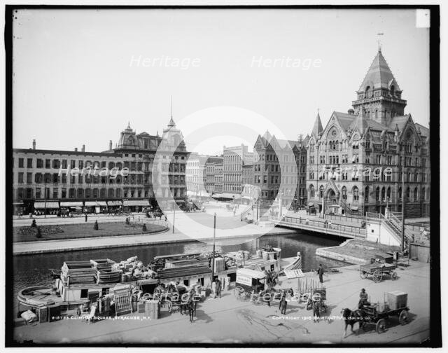 Clinton Square, Syracuse, N.Y., c1905. Creator: Unknown.