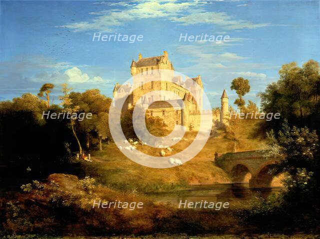 Fyvie Castle, 1828. Creator: James William Giles.