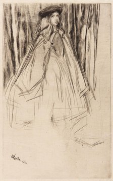 Annie Haden, 1860. Creator: James Abbott McNeill Whistler.