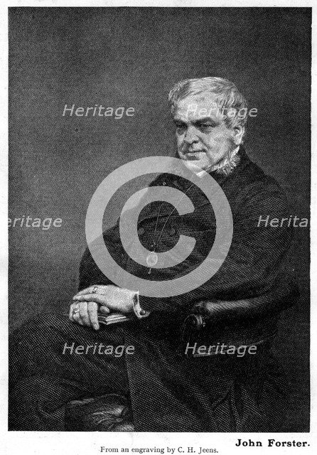 'John Forster', c1860-1900.Artist: CH Jeens