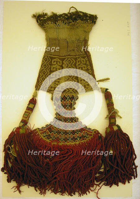 Coca Bag, Peru, A.D. 1476/1532. Creator: Unknown.