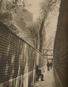 'In Lansdowne Passage, Where A Highwayman Once Galloped For His Life', c1935. Creator: Taylor.