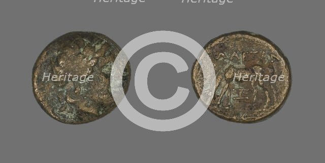 Coin Depicting the God Apollo, 2nd century BCE. Creator: Unknown.