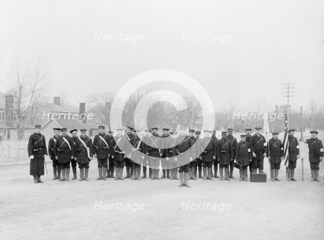 U.S.S. Columbia, pioneers, between 1894 and 1901. Creator: Unknown.