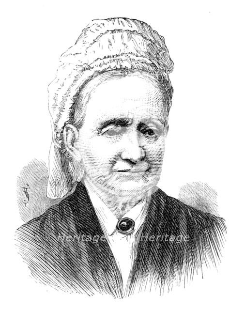 The mother of the late President Garfield, 1881. Creator: Unknown.