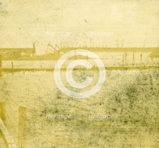 Footbridges at Ramskapelle, Belgium, c1914-c1918. Artist: Unknown.