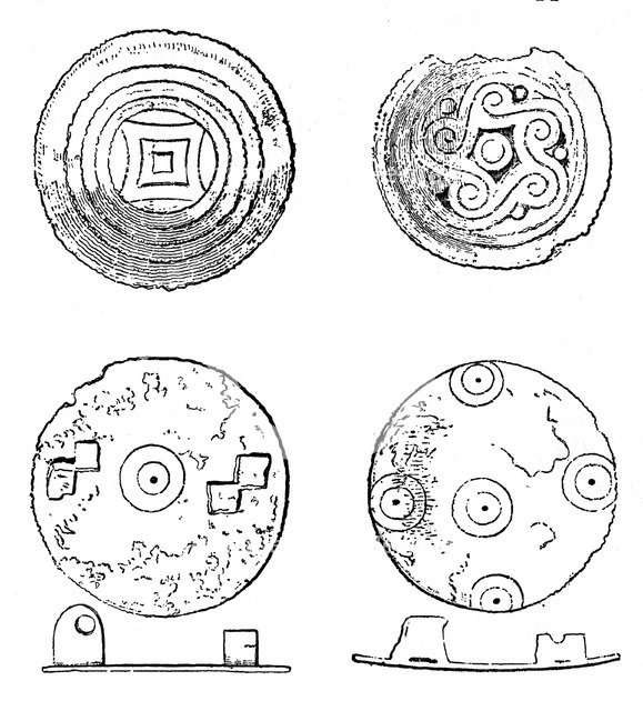 Saxon fibulae, (1910). Artist: Unknown