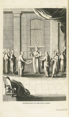 Redemption of the Firstborn Son, 1735-1739. Artist: Picart, Bernard (1673–1733)
