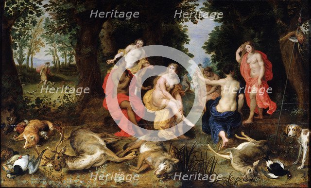'Diana's Rest on the Hunt', late 16th or early 17th century. Artist: Jan Brueghel the Elder