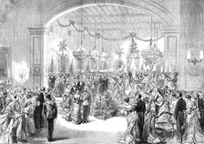 The Royal Visit to India: the Madras Club Ball, from a sketch by an officer of the Serapis, 1876. Creator: Unknown.